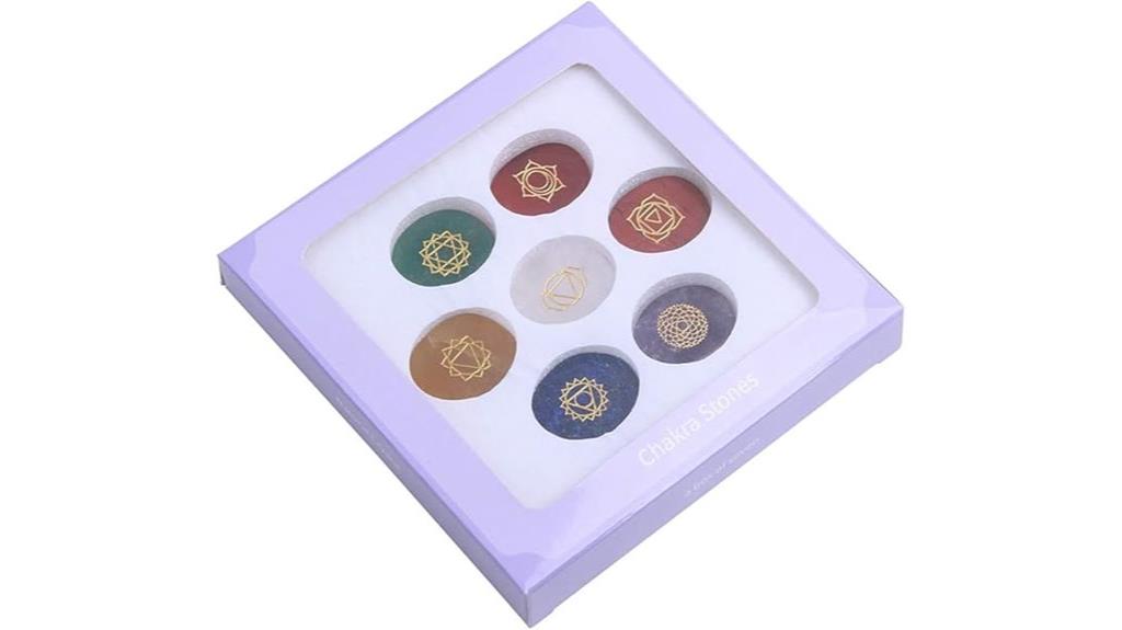 seven chakra healing stones