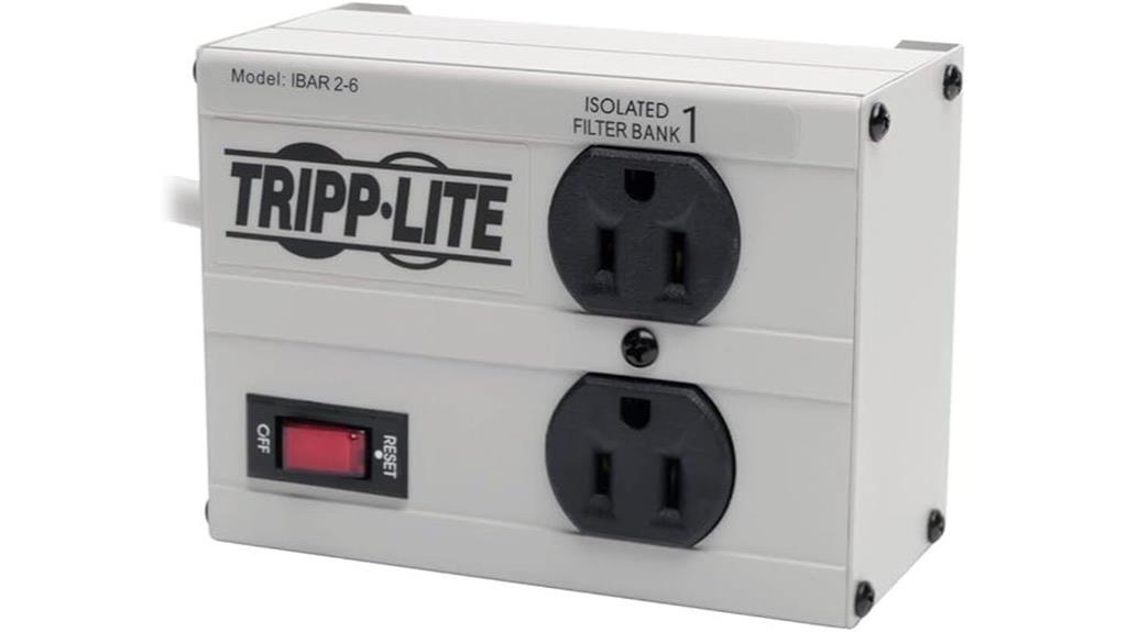 six outlet surge protector