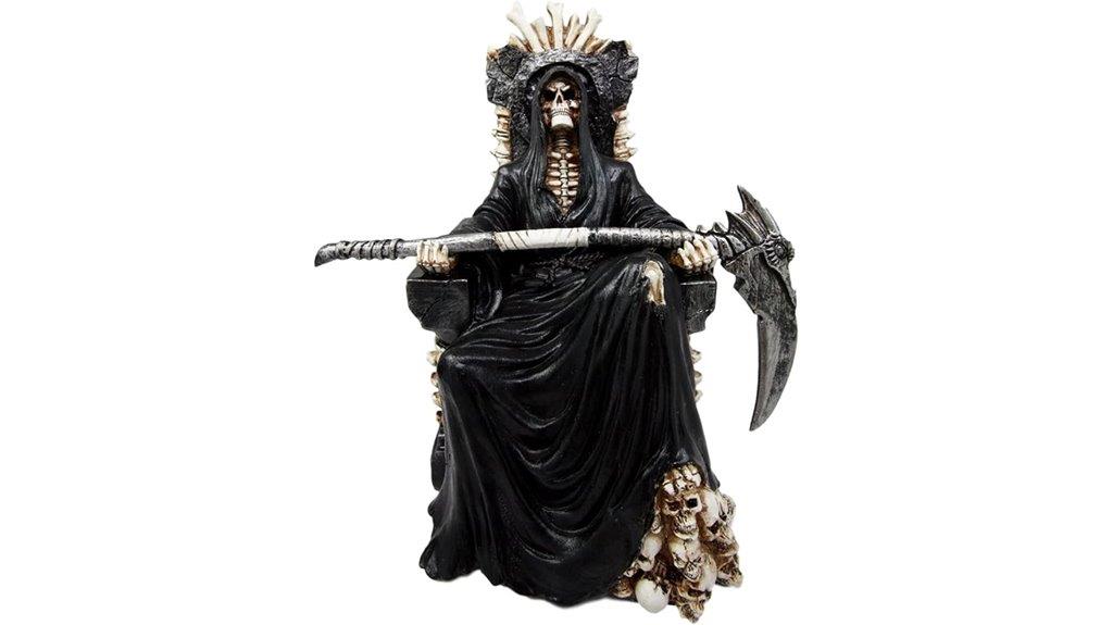 skeleton grim reaper throne