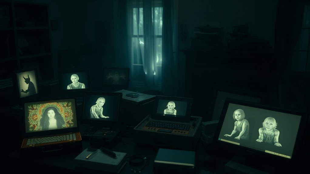 spirit boxes and full spectrum cameras