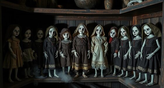 spooky antique haunted doll collection