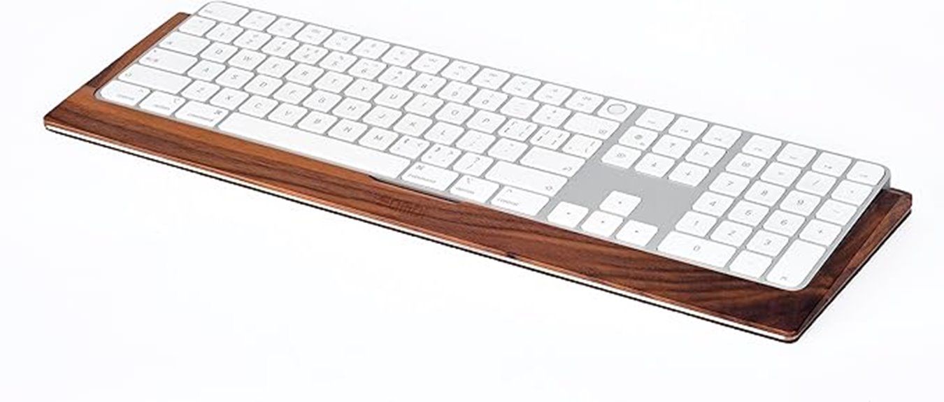 stainless steel wooden keyboard tray