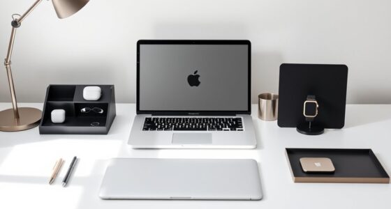 stylish apple desk organizers