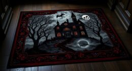 stylish haunted house rugs