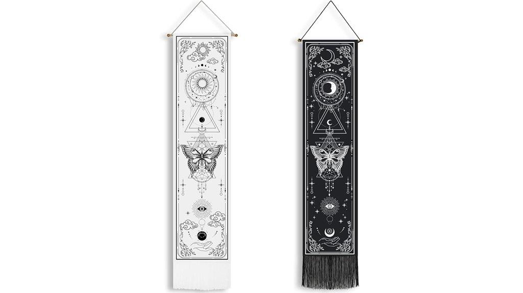 sun moon gothic tapestry