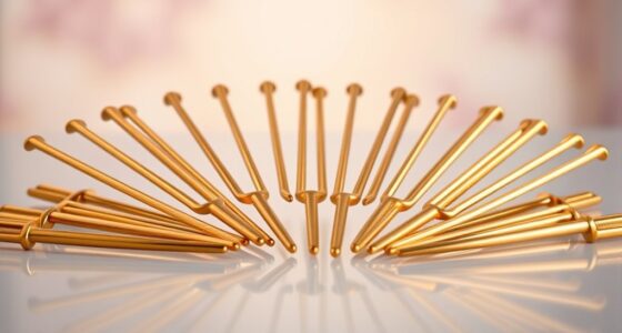 top gold tuning fork sets
