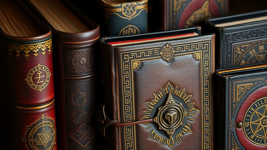 top handmade leather grimoires