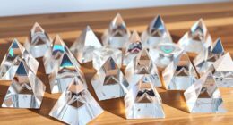 top large quartz pyramids