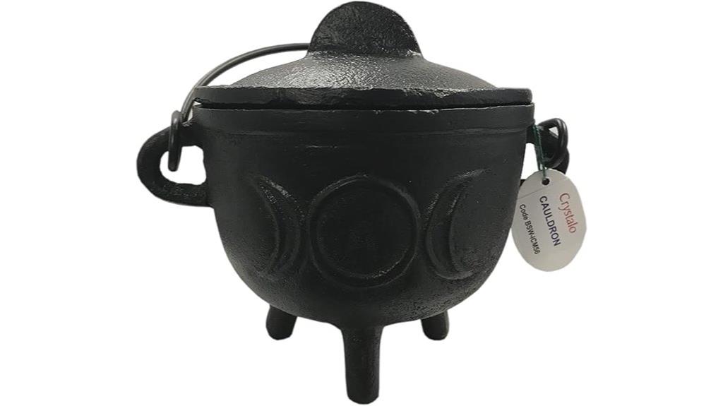 triple moon cauldron lid