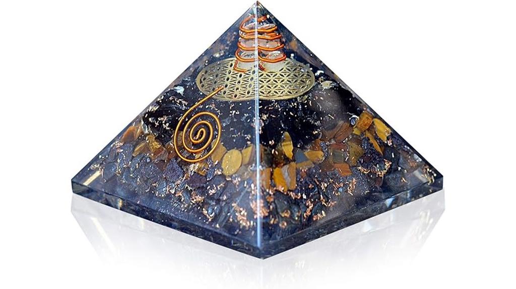 triple protection crystal pyramid