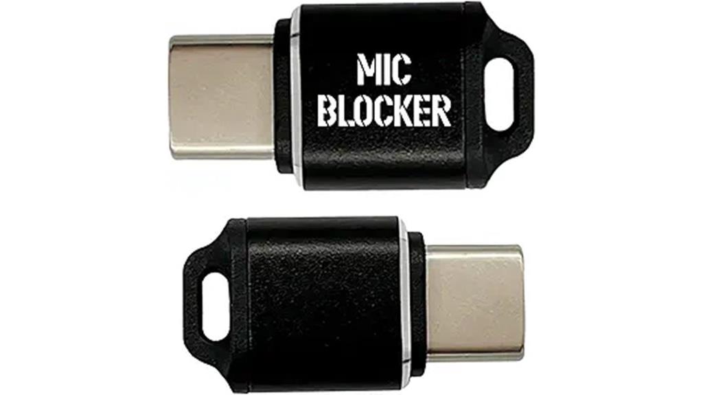 two pack type c mic blockers