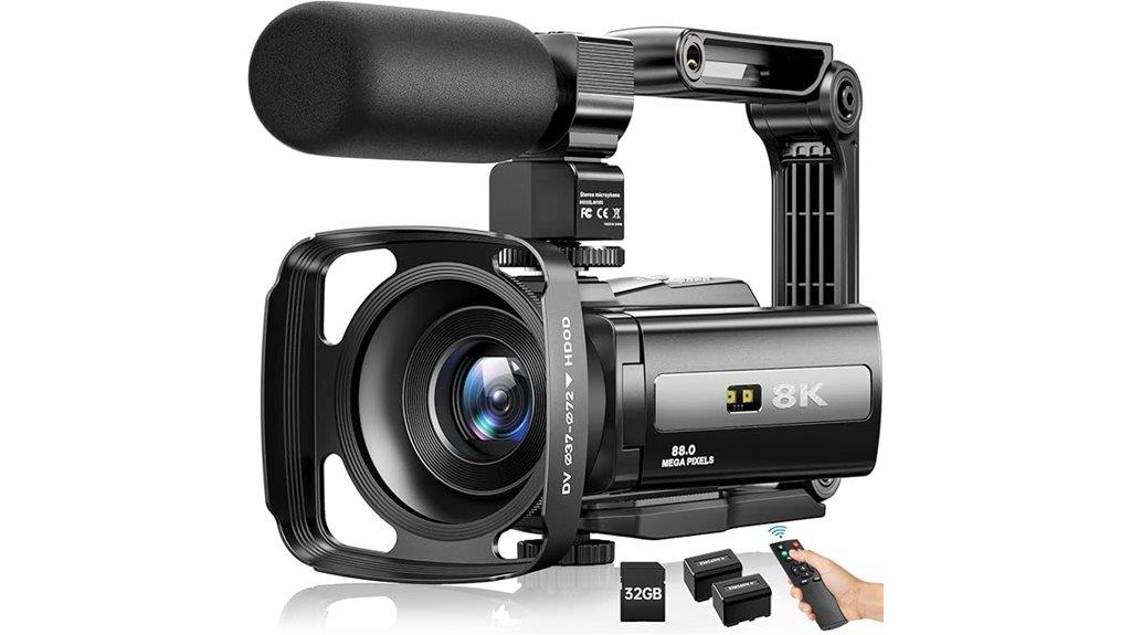 ultra hd 8k camcorder bundle