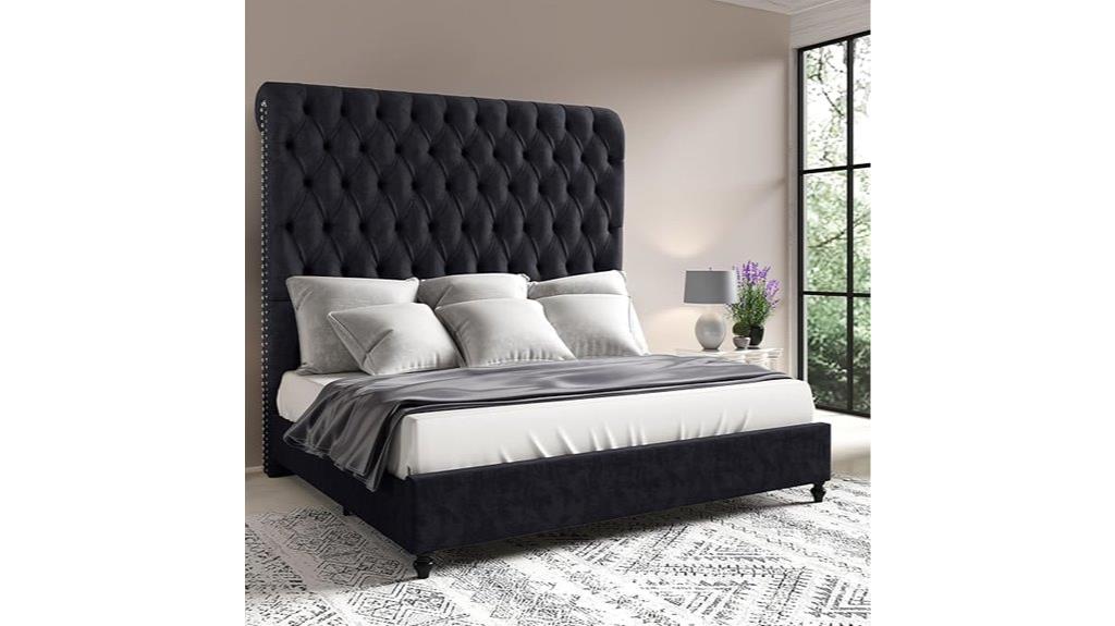 upholstered queen size bed