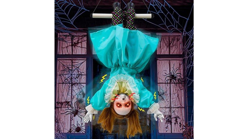 upside down girl animatronic