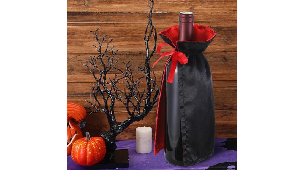 vampire themed wine bottle covers
