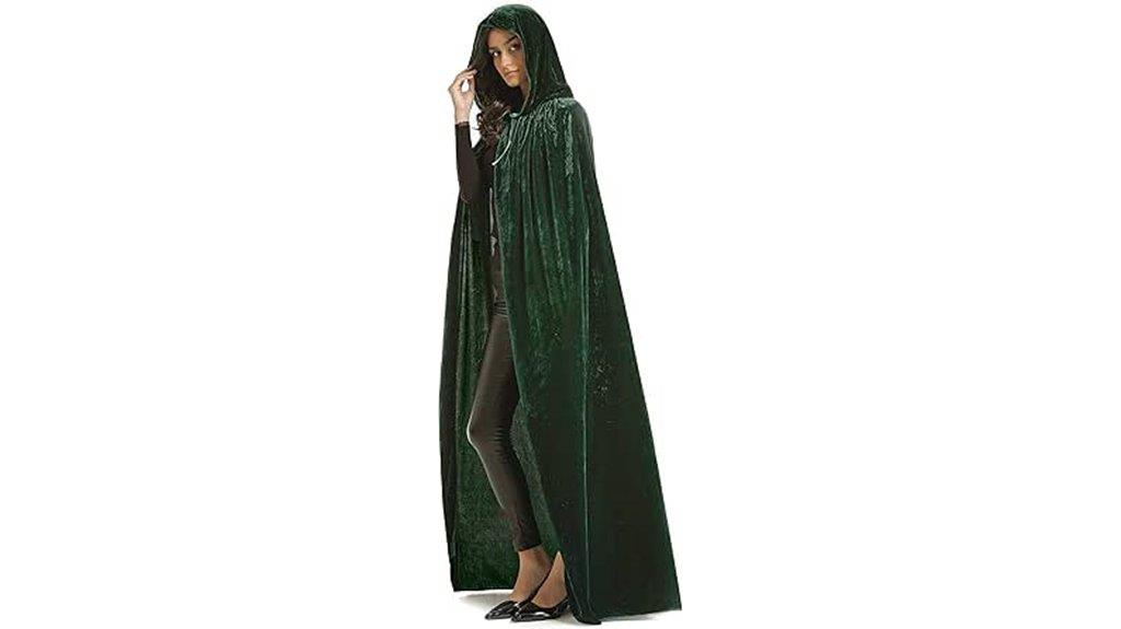 velvet adult halloween cloak