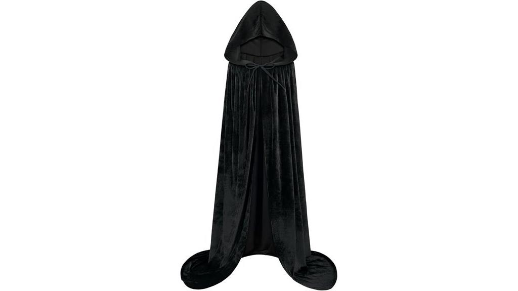 velvet hooded cloak for all