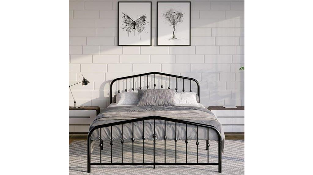 victorian wrought iron bed