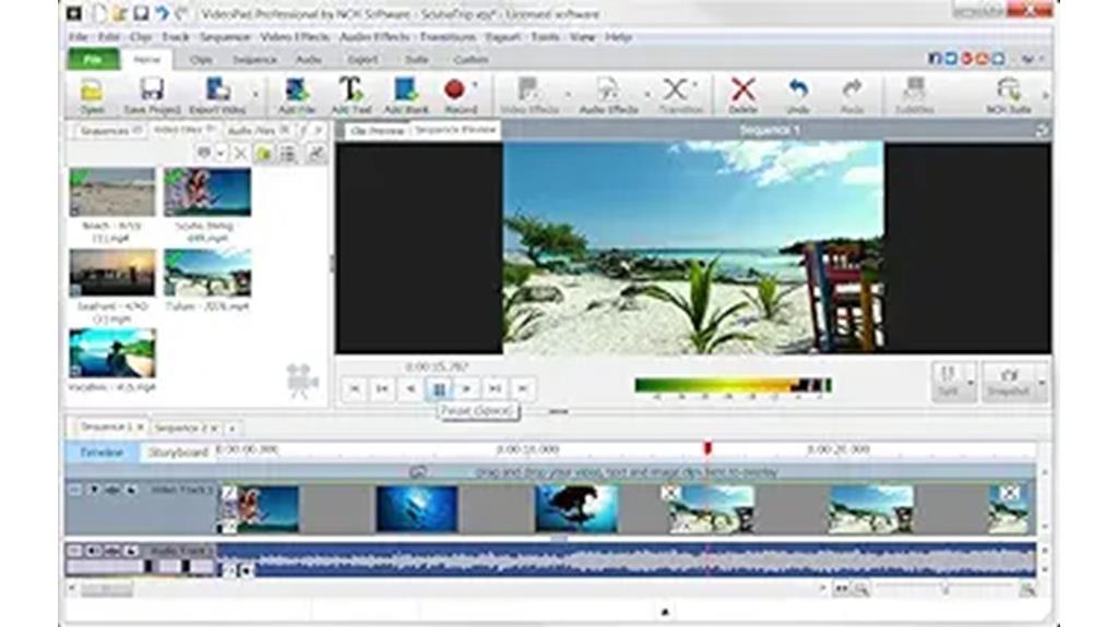 video editing software details