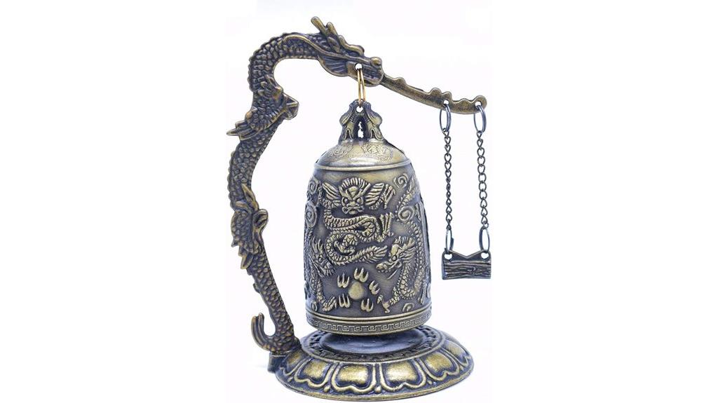 vintage fengshui dragon bell