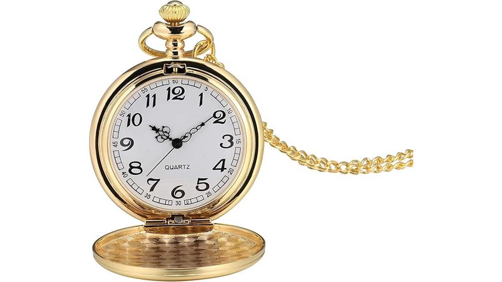 vintage gold pocket watch