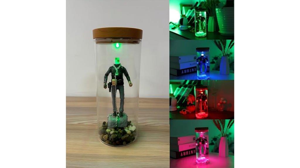 vintage horror movie lamp