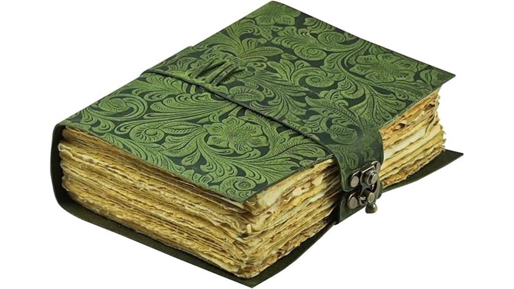 vintage leather journal