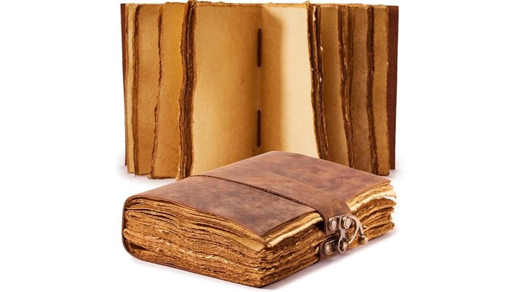 vintage leather journal