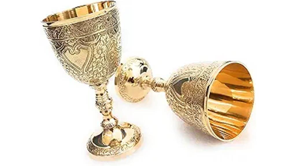 vintage medieval chalice