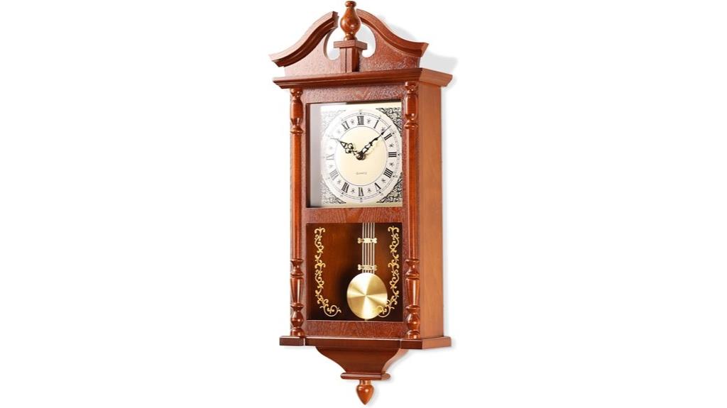 vintage pendulum wall clock