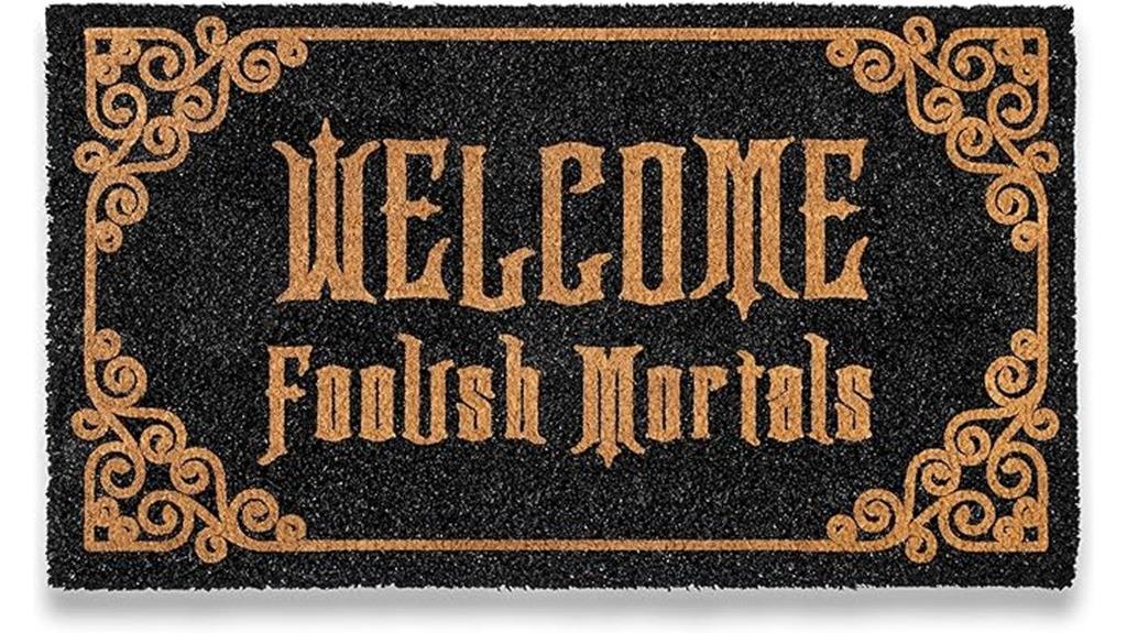 welcome foolish mortals doormat