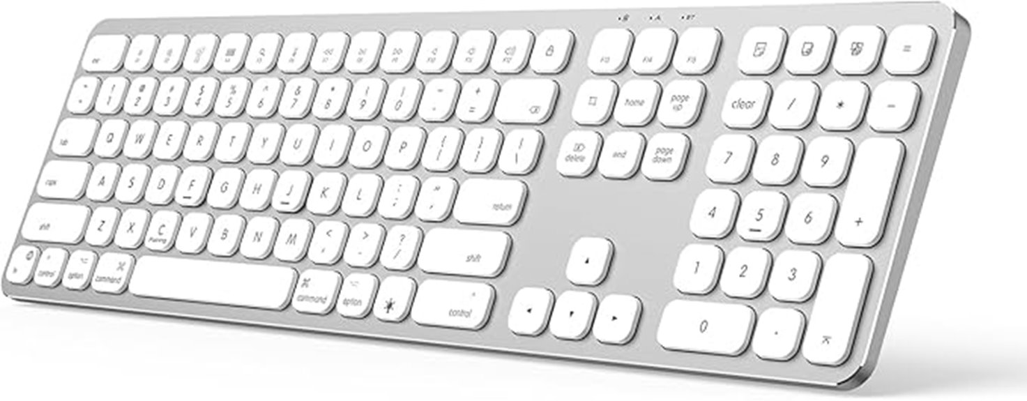 wireless bluetooth numeric keyboard