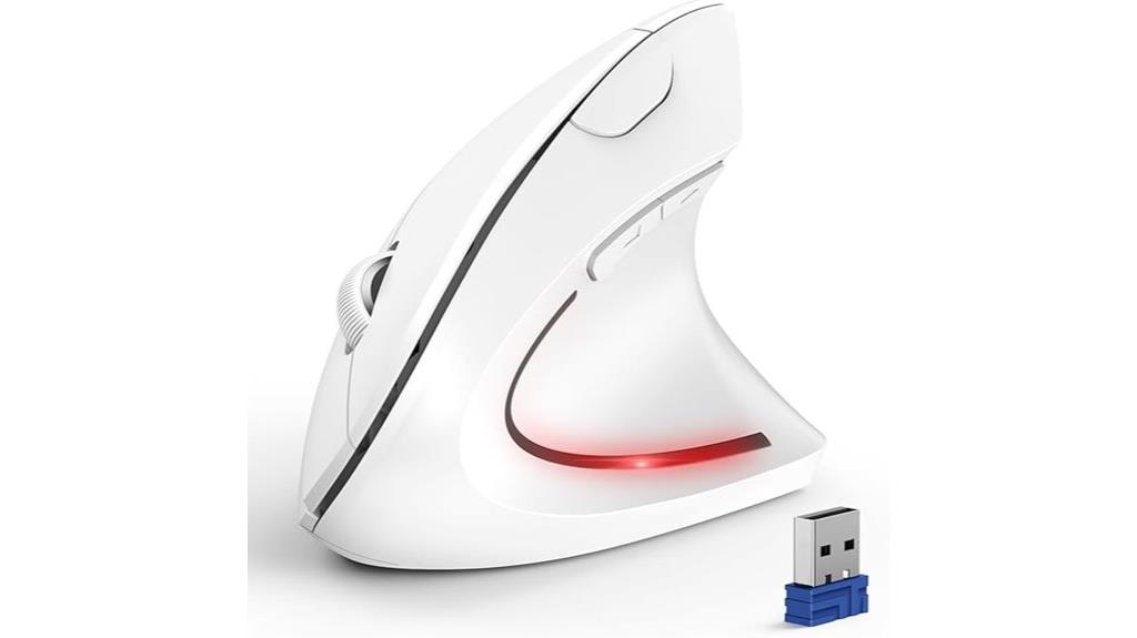wireless ergonomic vertical mouse