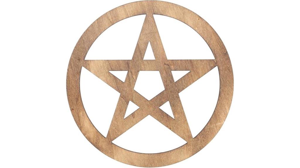 witchcraft pentagram wall decor