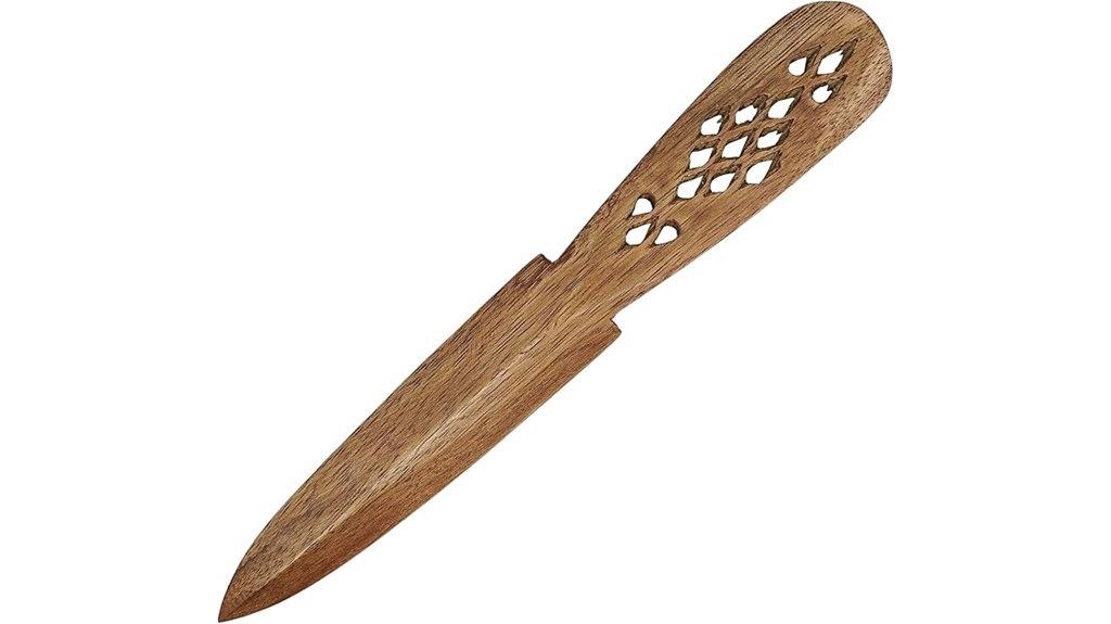 wooden athame for wicca