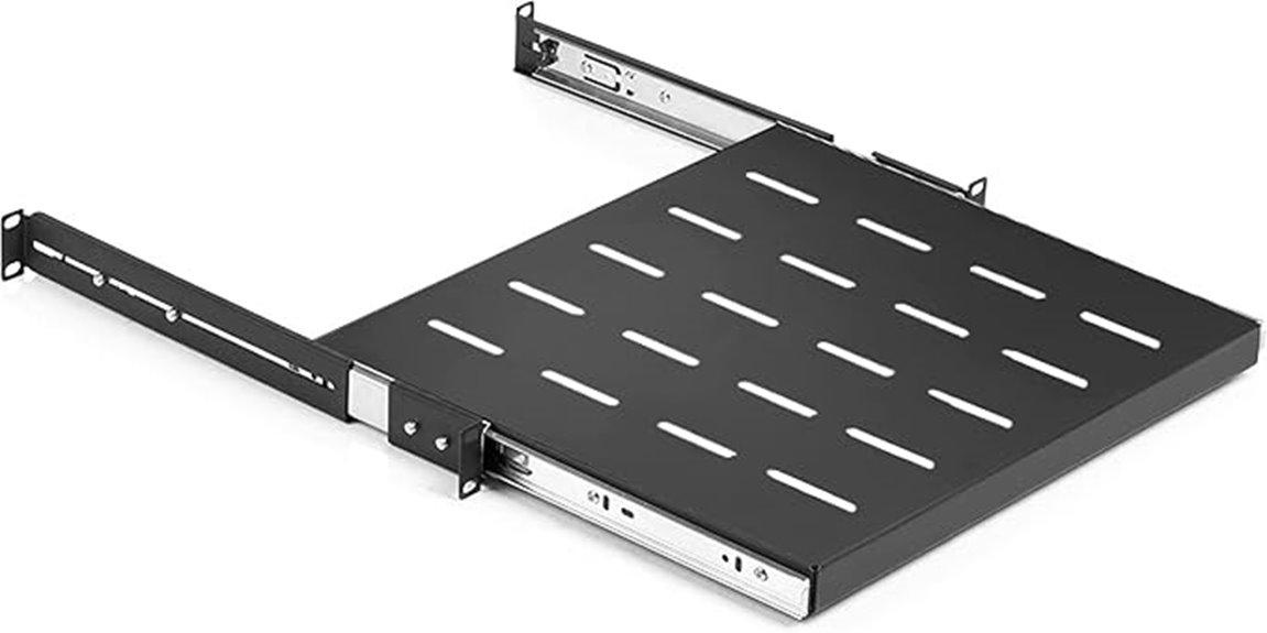 19 inch rack shelf