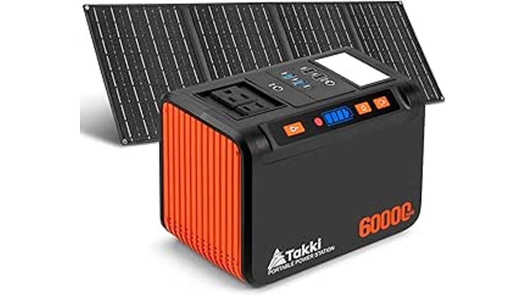 250w solar portable generator