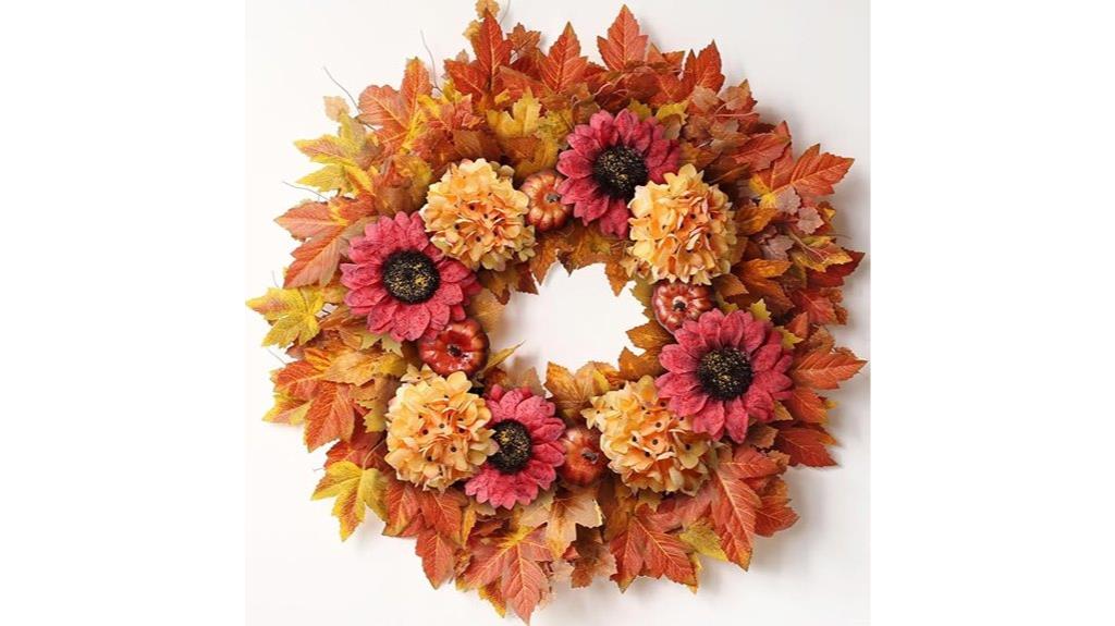 28 inch fall wreath