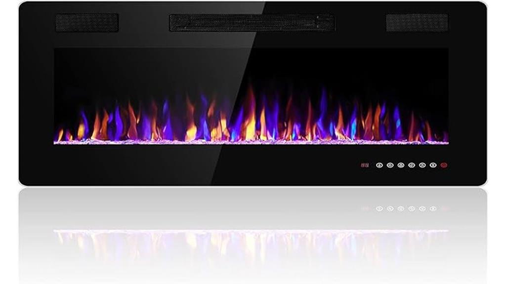 36 inch remote control fireplace