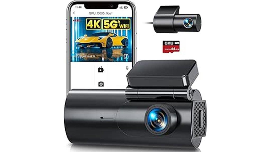 4k 1080p dash cam