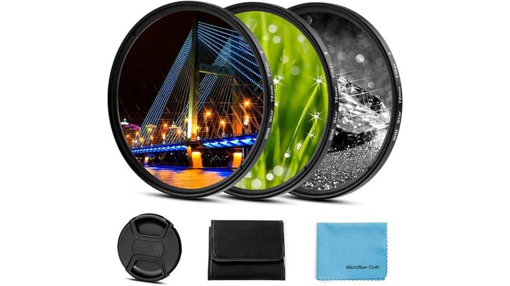 55mm filter set accessories