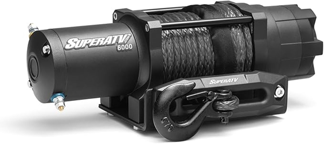 6000 lb utv winch kit