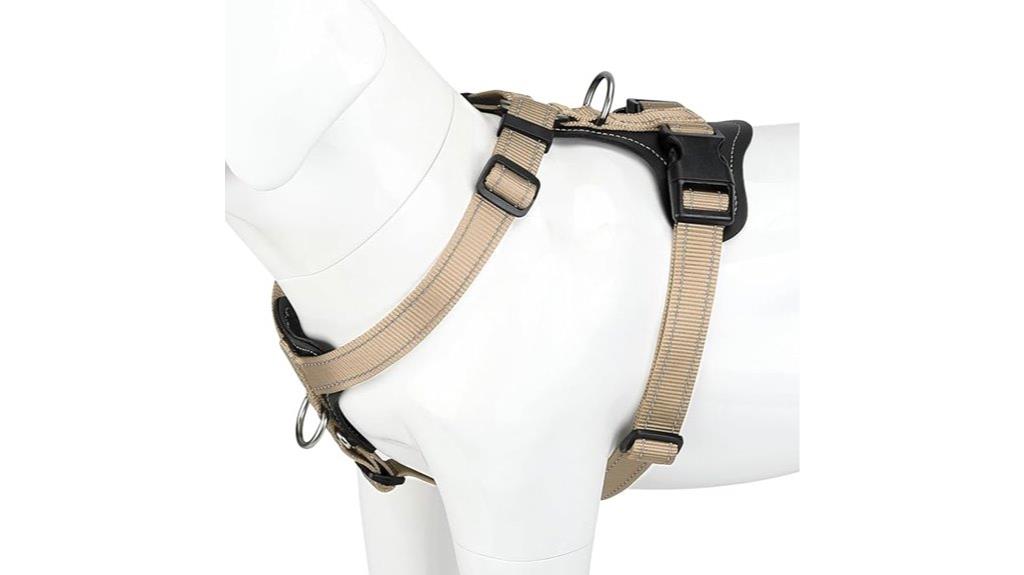 adjustable leather pet harness