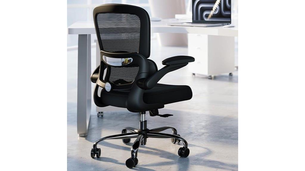 adjustable lumbar office chair