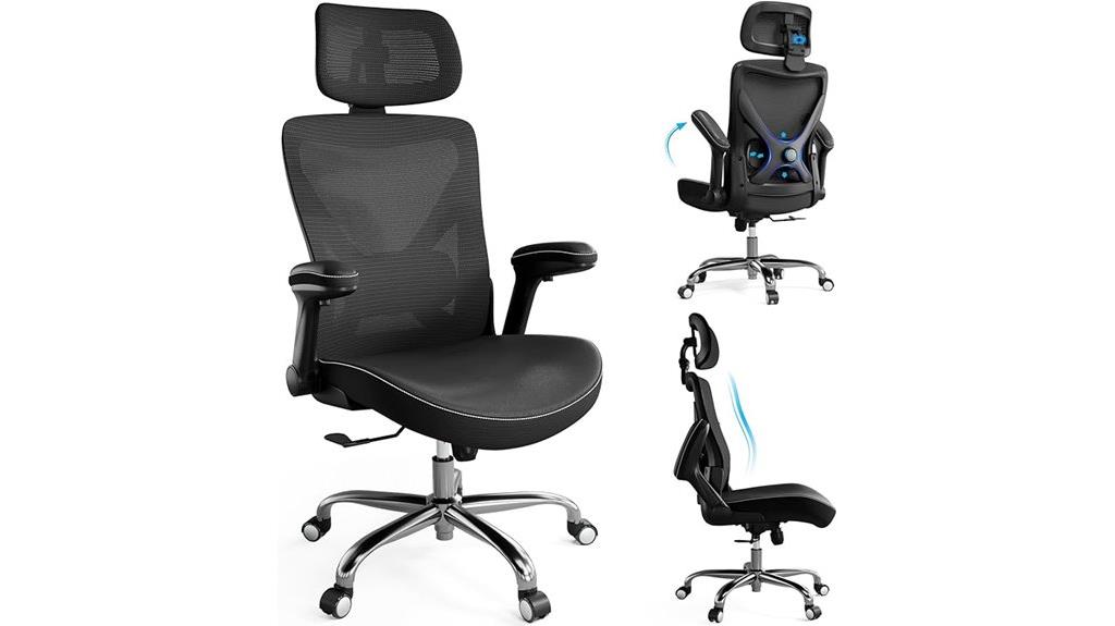 adjustable lumbar office chair