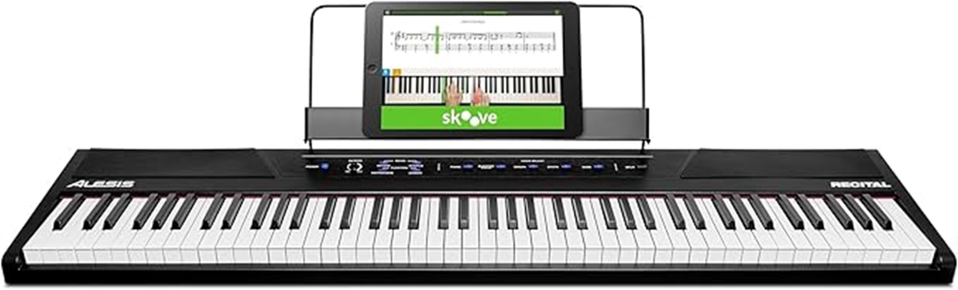 alesis recital semi weighted keys