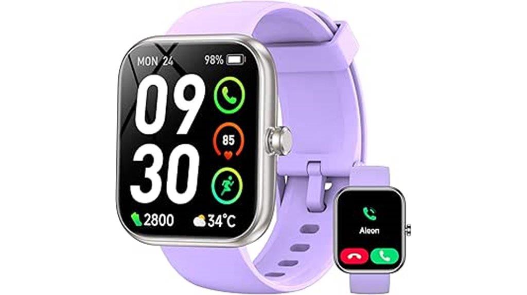 alexa enabled waterproof fitness watch