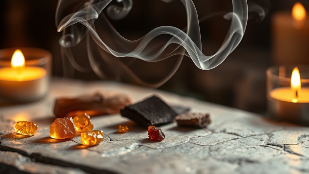 ancient cleansing with aromatic resins