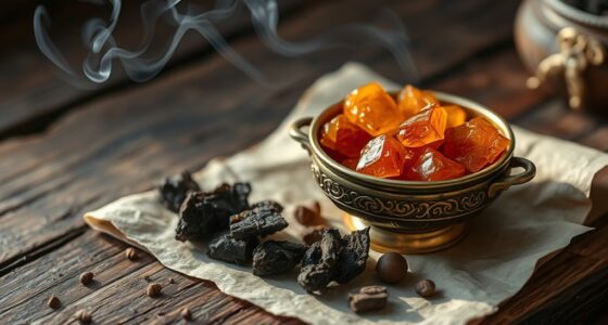 aromatic cleansing with resins