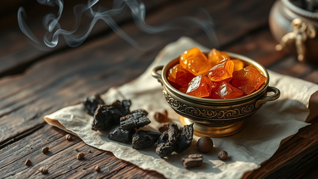 aromatic cleansing with resins